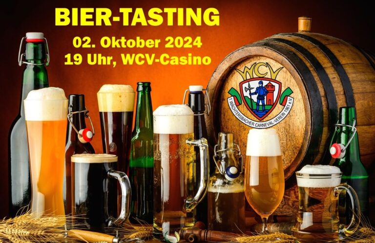 Grosses Biertasting beim WCV am 02.Oktober 2024 Hopfenliebhaber, schnappt eure Lederhosen und Lederhosinnen