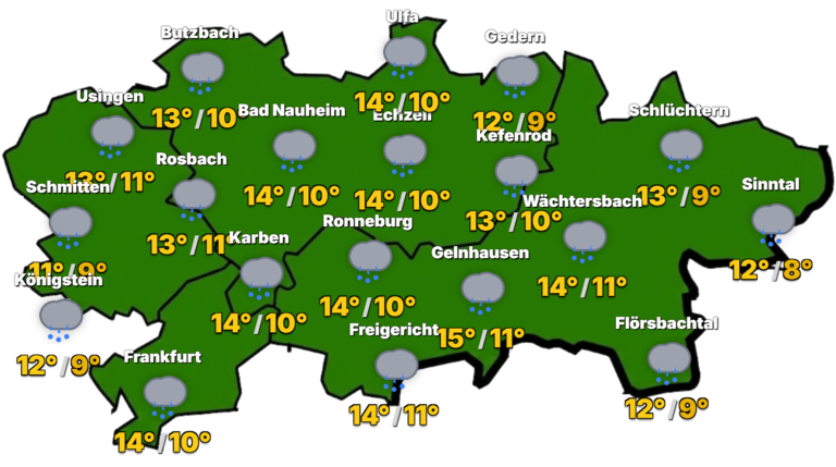 Mildes Dezemberwetter statt Flockenwirbel: Regenwolken und Wind dominieren den Wochenstart.